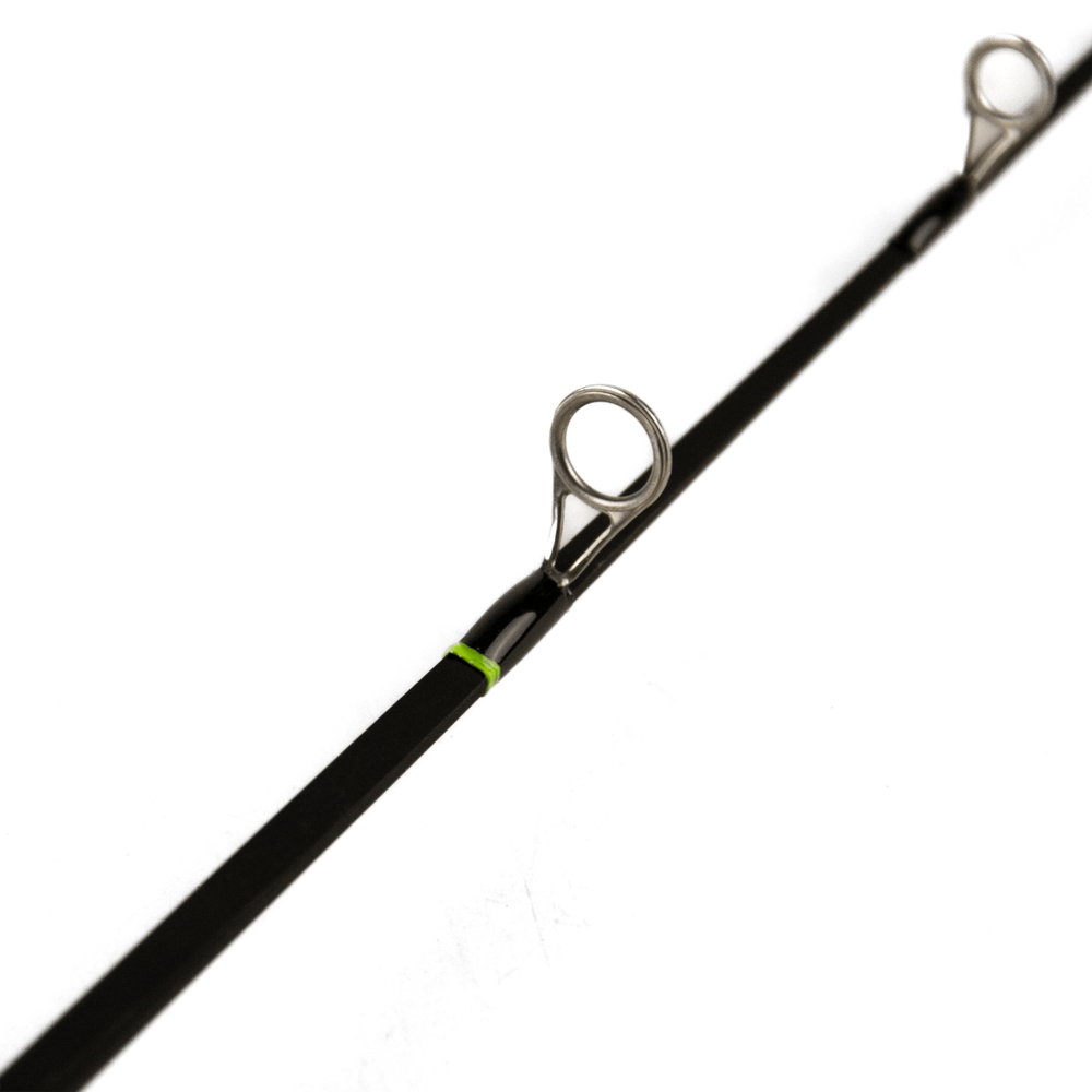 Зимняя удочка WestMan Pike, хлыст плоский, средне-жесткий (30см), Зеленый