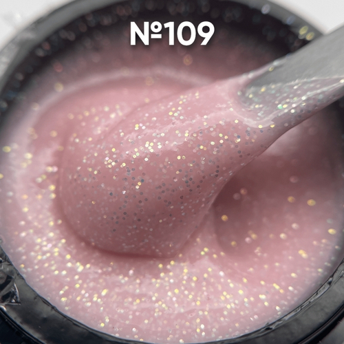 Опция Гель моделирующий с блестками 109, 15 мл