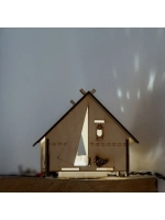 Ночник в детскую комнату "Палатка"