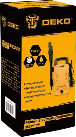 Мойка высокого давления Deko DKCW125