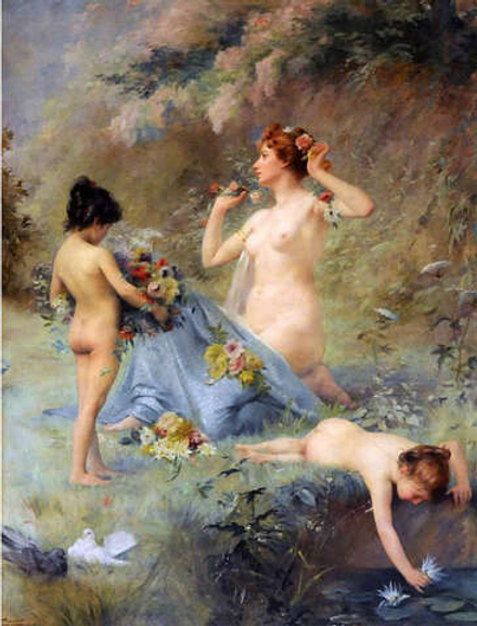 Tony Tollet (1857-1953) - эротическое искусство французского художника