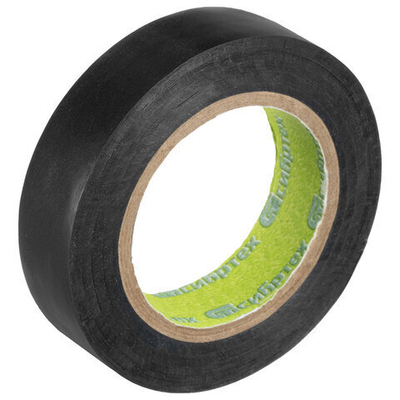 Изолента ПВХ, 15 мм х 10 м, СИБРТЕХ, 130 мкм, черная.