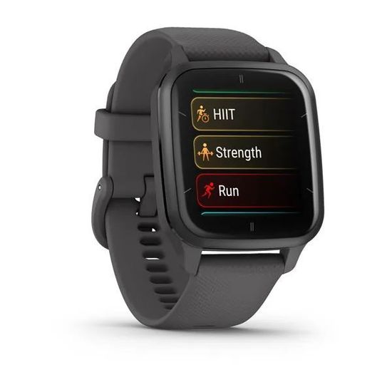 Умные часы Garmin Venu Sq 2 серый с серым алюминиевым безелем