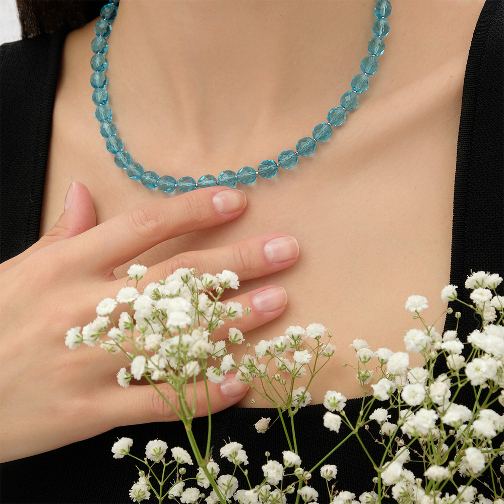 "Верджин" колье из коллекции "Леди" от Jenavi с замком карабин