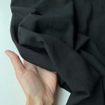 Хлопок "под Лён" Черный