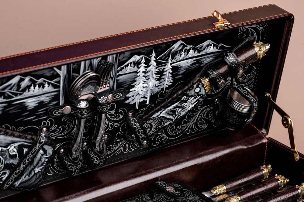 Подарочный набор для пикника в кейсе "Престиж"