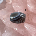 54672  Агат Ботсвана Бусина бочонок 10*14мм