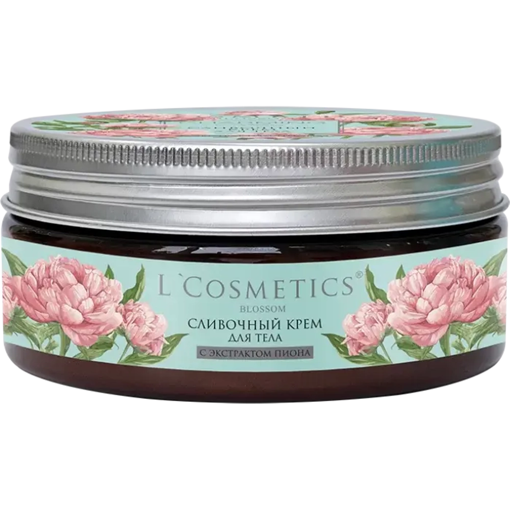 Сливочный крем для тела с экстрактом пиона Питание BLOSSOM Charming Peony, ТМ L'COSMETIC