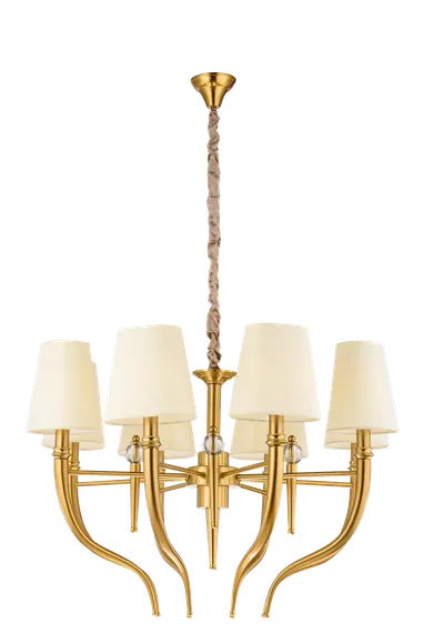8658/8LT BRASS (1) Люстра Veneto Luce