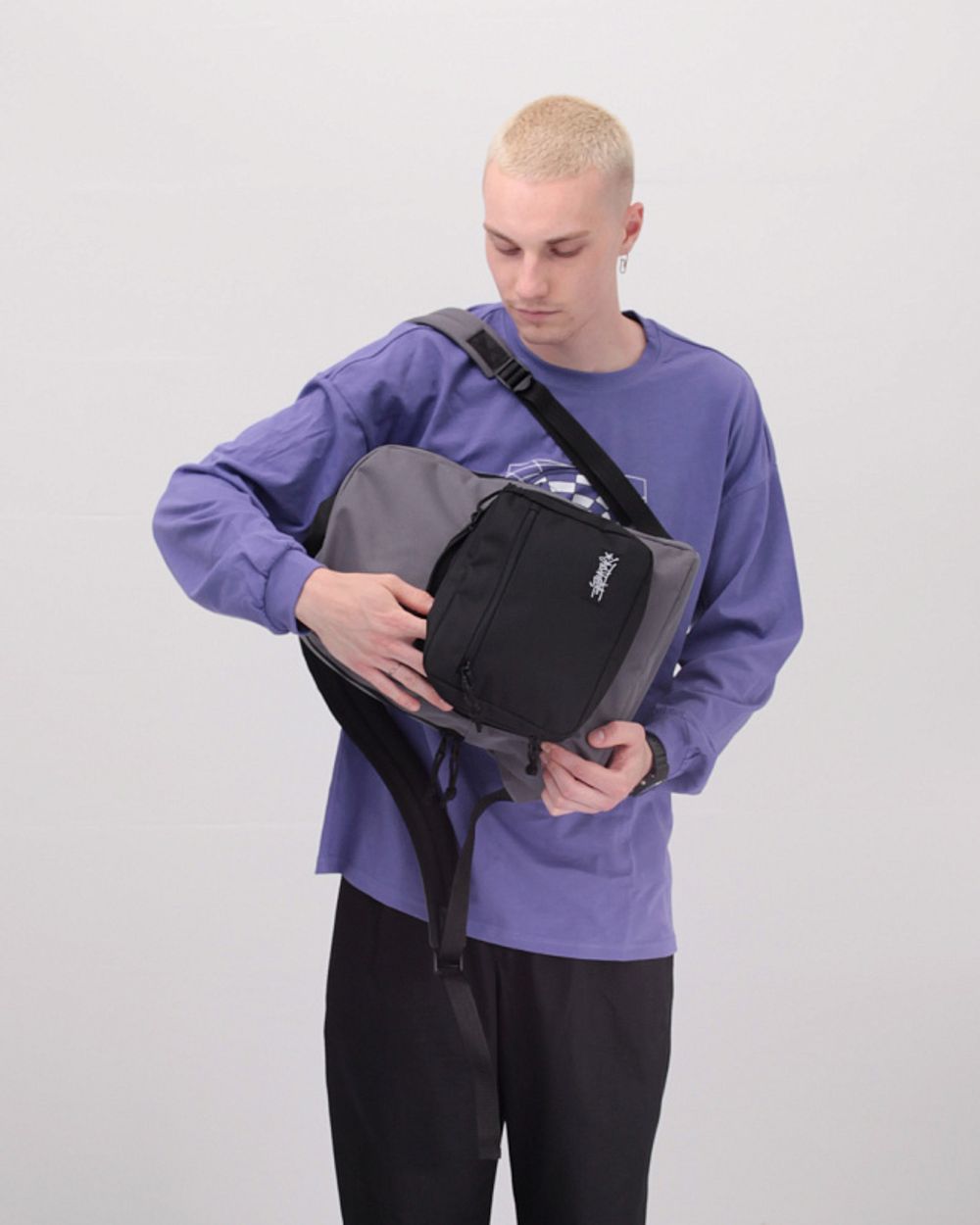 Рюкзак Anteater Bagmini Серо-Черный