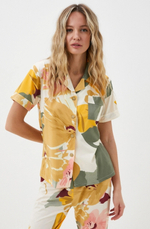 Пижама жен. б/в штаны+рубашка к/р 918