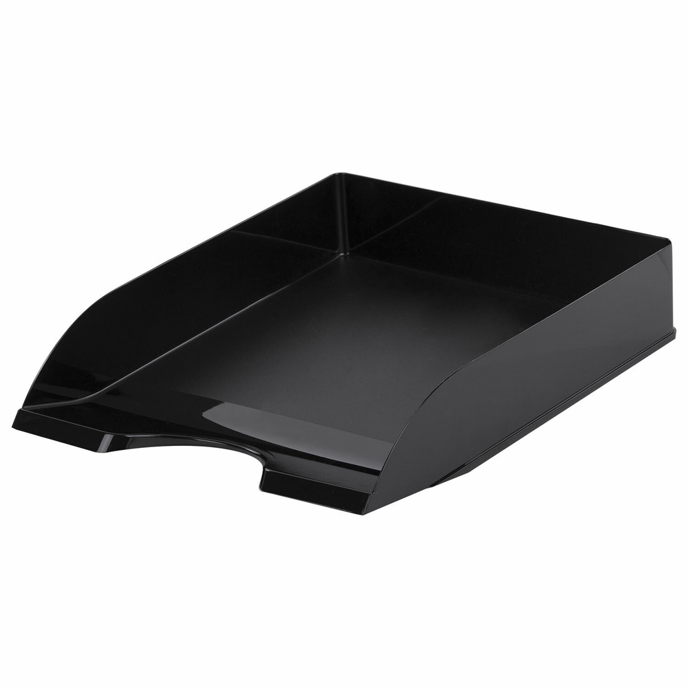 Лоток горизонтальный для бумаг BRAUBERG ORIGINAL 315х250х60 мм черный 23810 (6 штук в упаковке)
