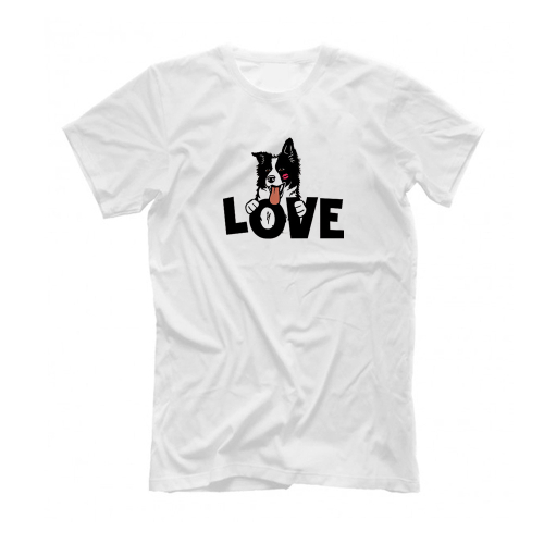 Футболка "Бордер Колли - LOVE"