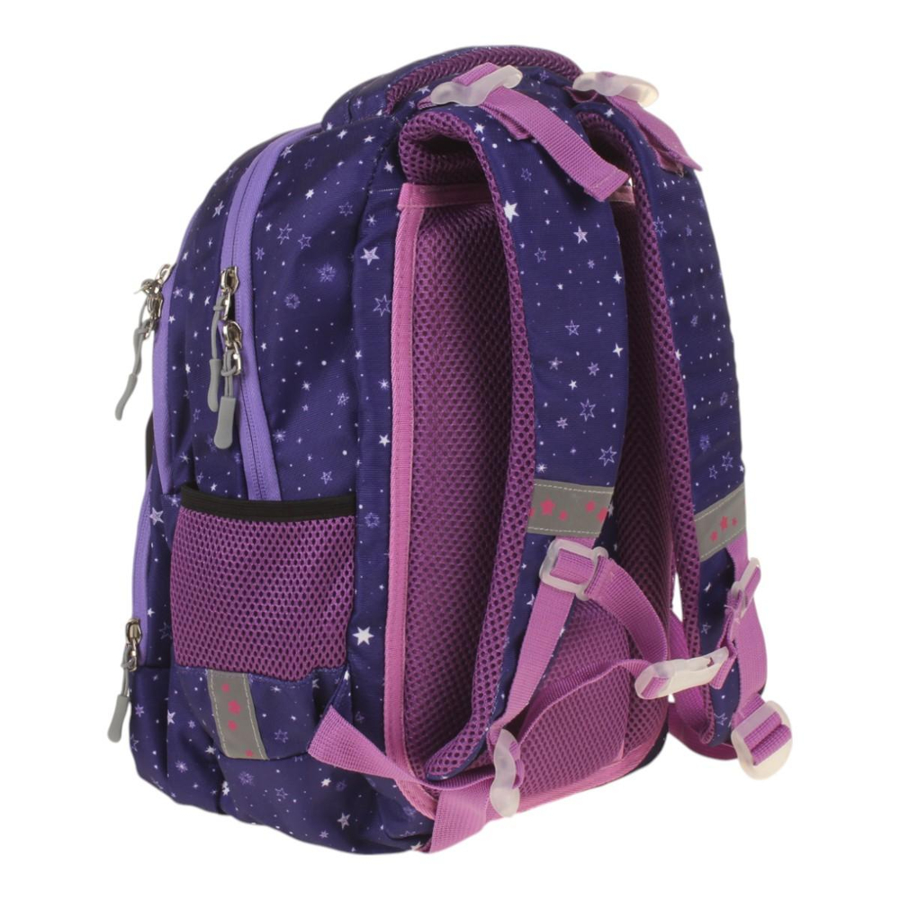 Ранец Джоли с анатом. спинкой "Звезда" 36*27*21 см. 2 отд., 1 карман, боковые карманы (Luris)