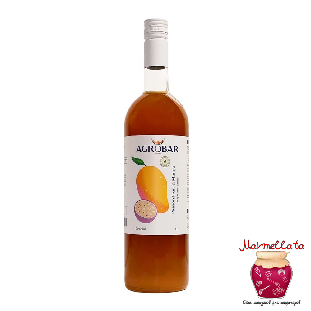 Кордиал т.м. AGROBAR &quot;Маракуйя-Манго&quot;, 1 л.