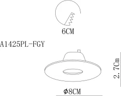 Точечный встраиваемый светильник Arte Lamp