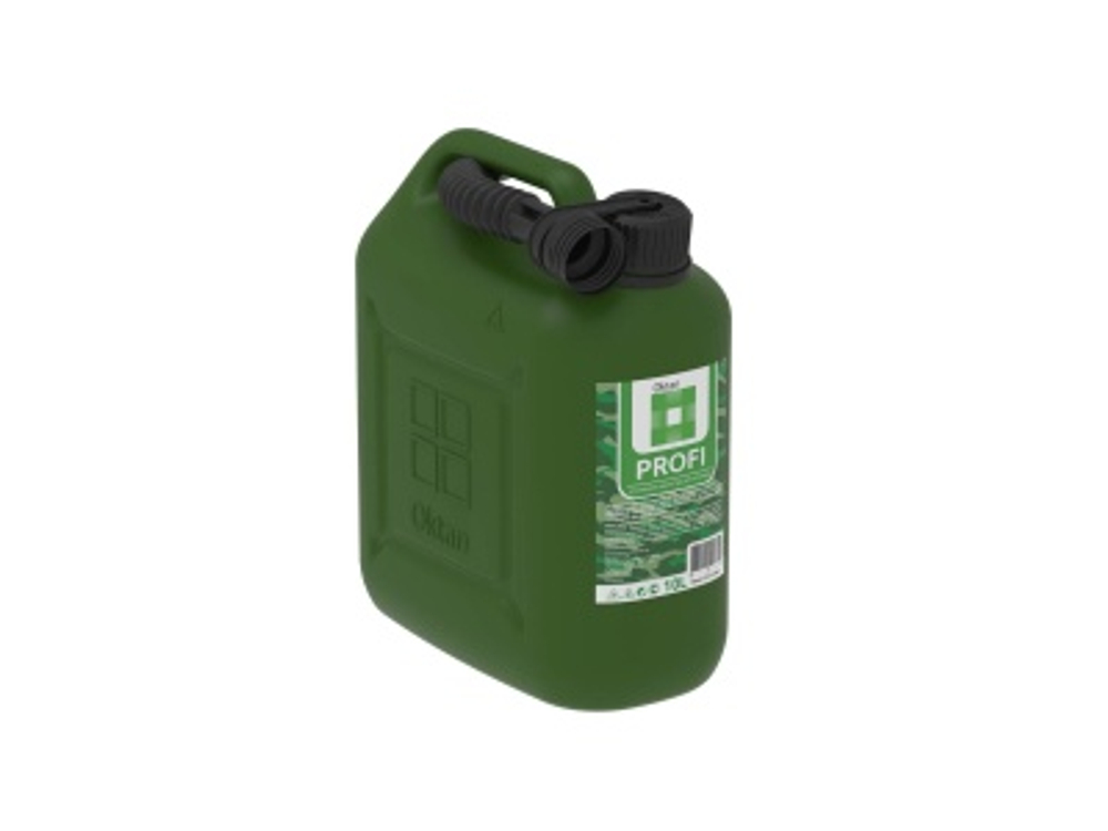 Канистра ГСМ Oktan 10л Профи цвет Зеленый (5шт/уп)