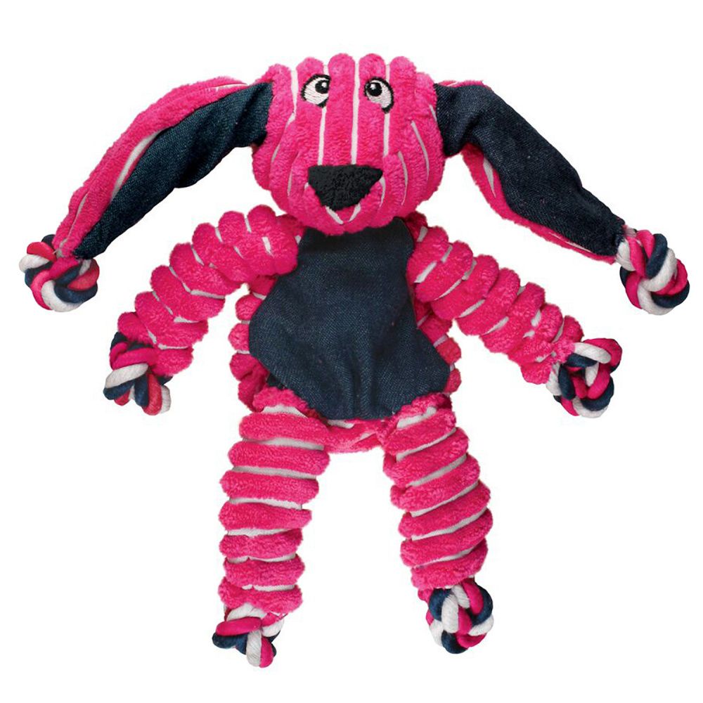KONG игрушка для собак Floppy Knots Кролик (М)