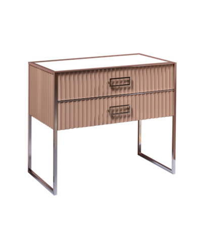 Тумба Armadi Art Monaco 100 см h84 см капучино глянец + хром под раковину моноблок 866-100-CPCR