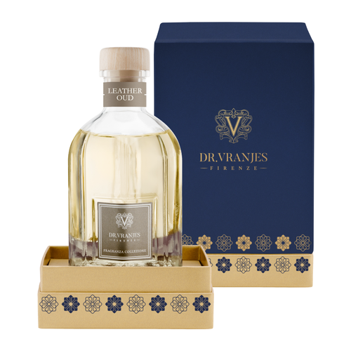 Dr. Vranjes Leather Oud 500 мл синяя подарочная упаковка (аромат кожа и уд)