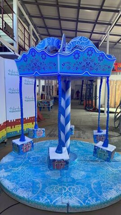 Детская карусель кокосовая пальма "Сюрприз" (d290 см)