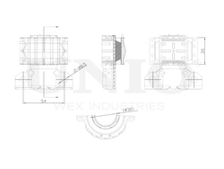 Втулка переднего стабилизатора UNIO RMP-10007