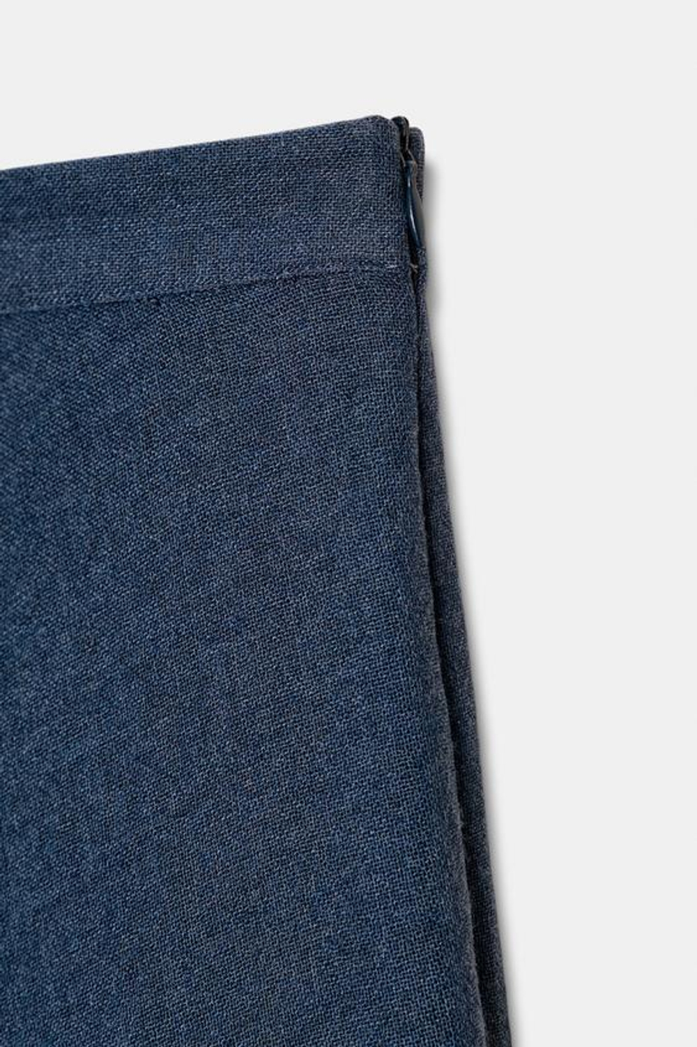 ZARA ЮБКА МИДИ-НАКИДКА, СИНИЙ