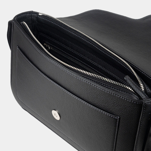 Сумка Universel из кожи теленка, черного цвета