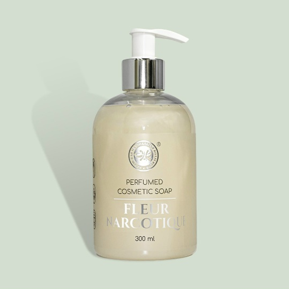 Парфюмированное жидкое мыло Fleur Narcotique, 300мл, ТМ КРЫМСКАЯ НАТУРАЛЬНАЯ КОЛЛЕКЦИЯ