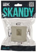 SKANDY Розетка компьютерная RJ45 кат.5E SK-K01B бежевый IEK