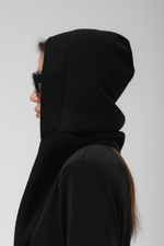 Капюшон-шарф (черный)