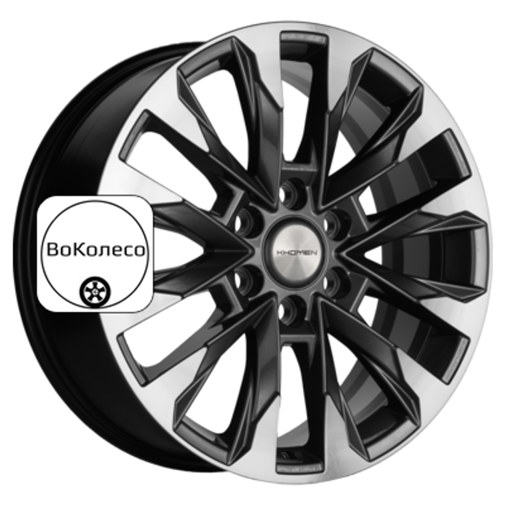 8x20/6x114,3 ET40 D67,1 KHW2010 (Mohave) Gray-FP Khomen Wheels