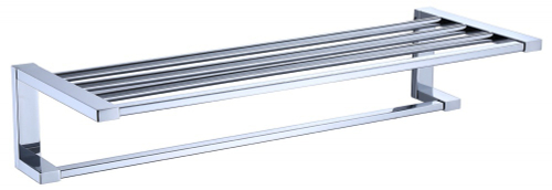 5020 Полотенцедержатель с полкой  (ХРОМ) ViEiR  (10/1шт)