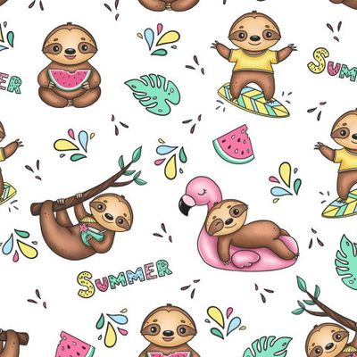 Ленивец на каникулах