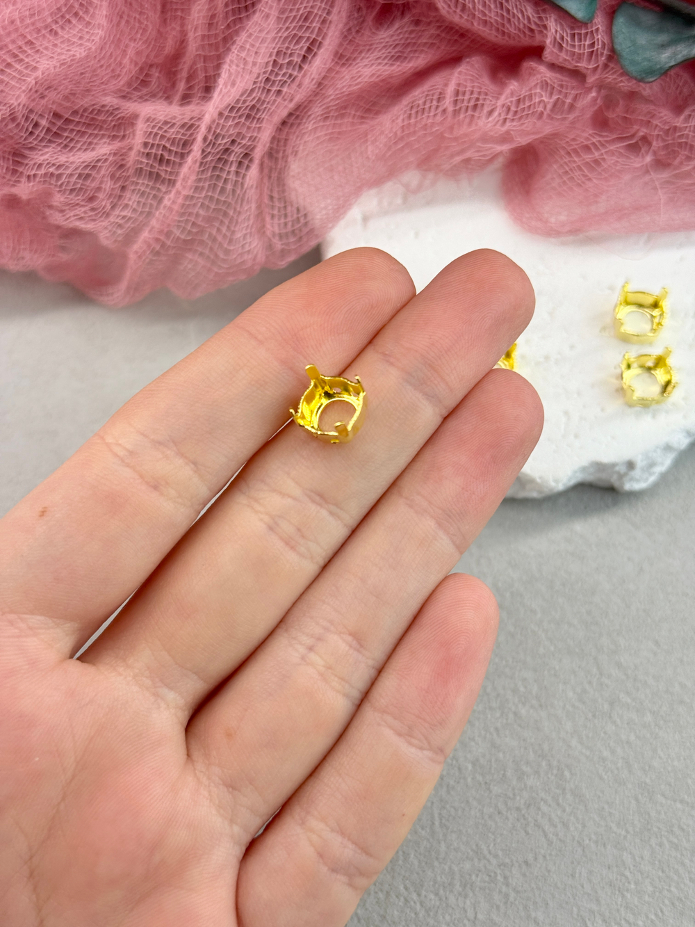 Оправа #1088 Chatone 8 мм Золото