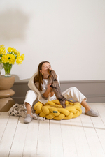 Лежанка "Пони-Колосони" Горчичная