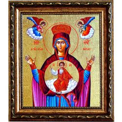 Айя (Агия) Напа, Покровительница Леса. Икона Божьей Матери на холсте.