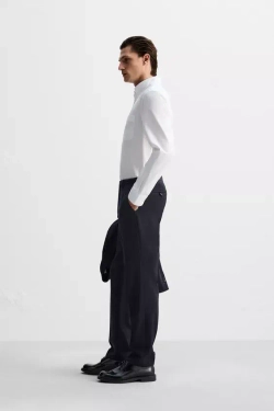 ZARА РУБАШКА ОКСФОРД, БЕЛЫЙ