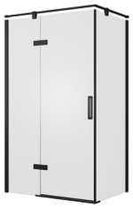 BS120.3112AB Душевой уголок Bravat Blackline R 1200*800*1950 левый прямоугольный черный