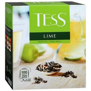 ЧАЙ TESS ЗЕЛЕНЫЙ LIME С ЦЕДРОЙ ЦИТРУСОВЫХ 1.5ГР 100ПАК