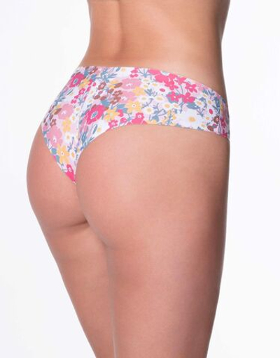Трусы-бразилиана Pastel Dream с цветочным принтом (Размер: S) (Цвет: разноцветный)