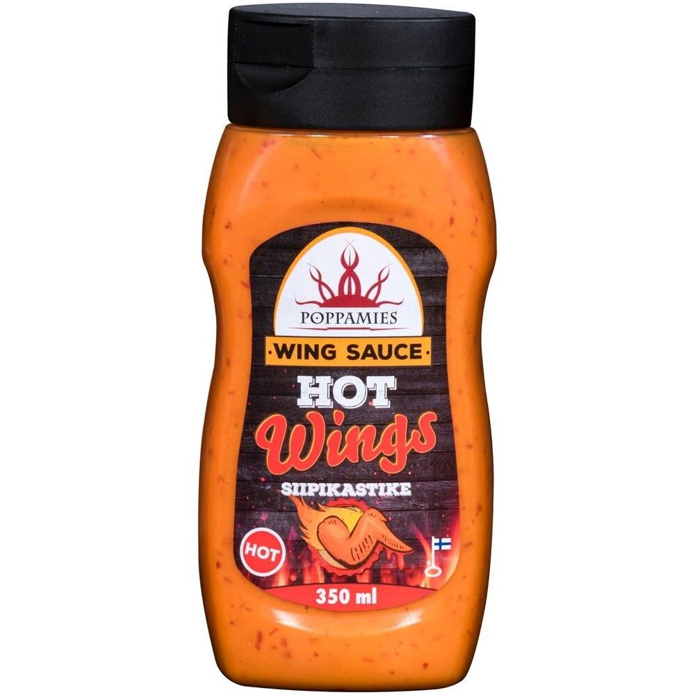 Соус Poppamies Wing Sauce Hot Siipikastike 340G – купить за 1 153 ₽ с  доставкой из Финляндии