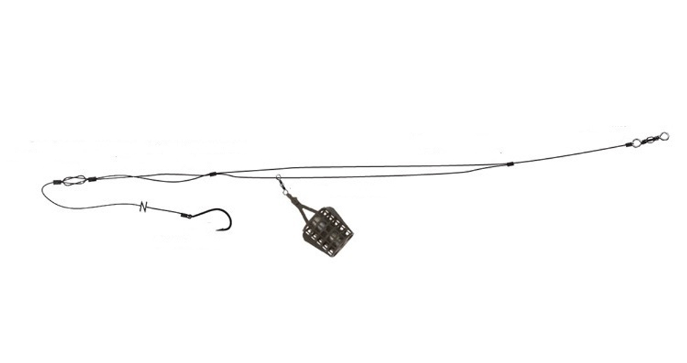 Оснастка фидерная ECOPRO симетричная петля с кормушкой Sport-Piker