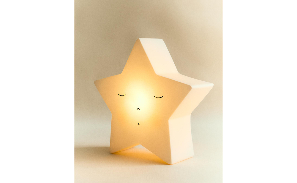 Zara Home Детский ночник, цвет бежевый, 10.5 см · 2679/763