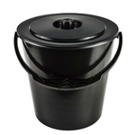 Ведро 7 л (ручка ароч) - хозяйственное с крышкой (непищевое)