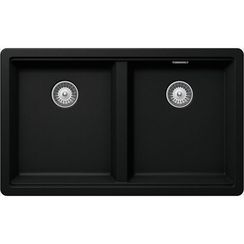 Мойка SCHOCK Greenwich 80-2 Cristadur (подстольный монтаж) пуро