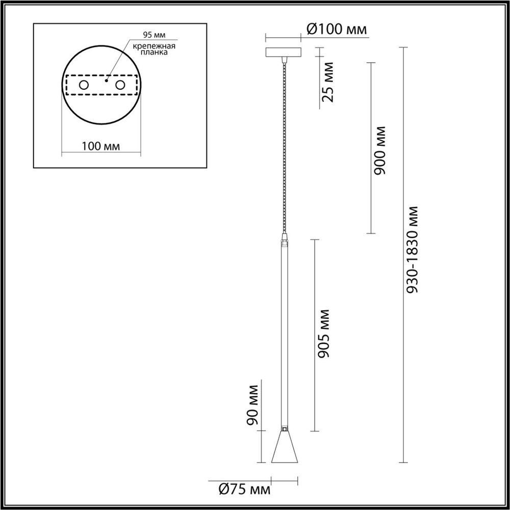 3884/1GB ODL Светильник GU10 LED 7Вт 220В IP20 HIGHTECH