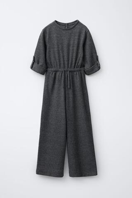 ZARA ТЕПЛЫЙ КОМБИНЕЗОН, МЯГКИЙ СЕРЫЙ