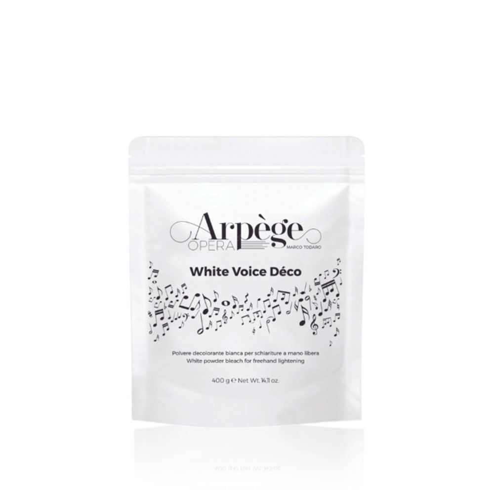 белы порошок для открытых техник осветления до 6/7 тонов ARPÈGE OPERA WHITE SOUL DÈCO LIGHTENING POWDER