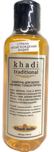 Шампунь для волос Khadi Traditional Шафран туласи ритха, 210 мл